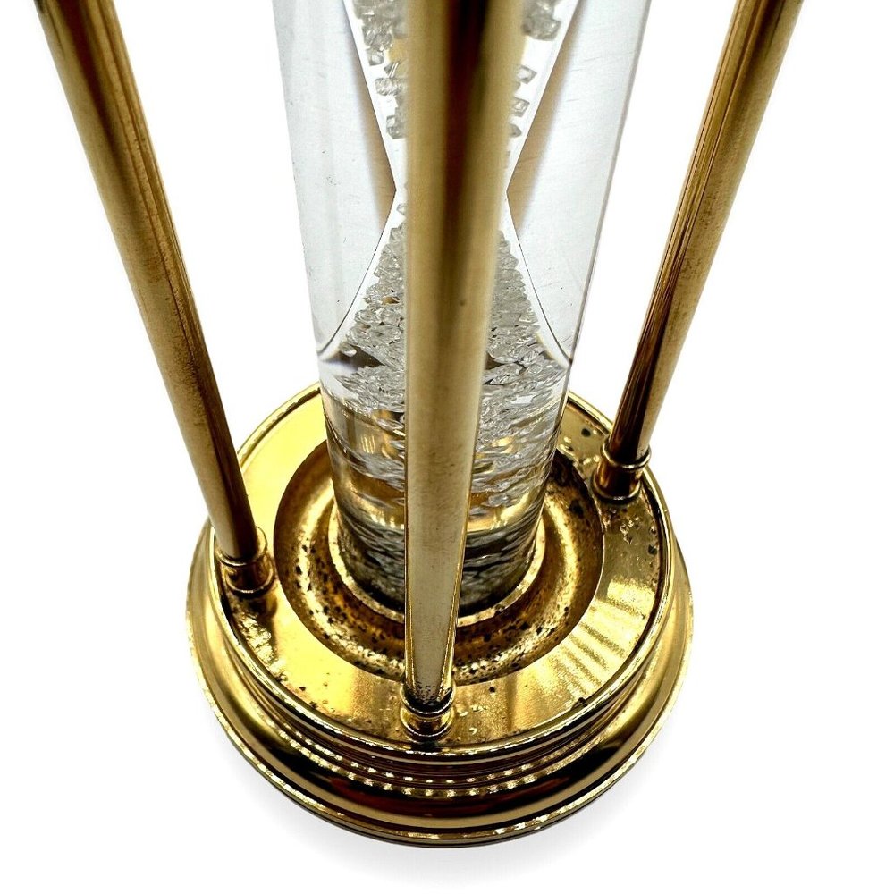 Authentic! De Beers Limited Edition Millennium 2000 Diamond Brass Hourglass - Picture 10 of 11